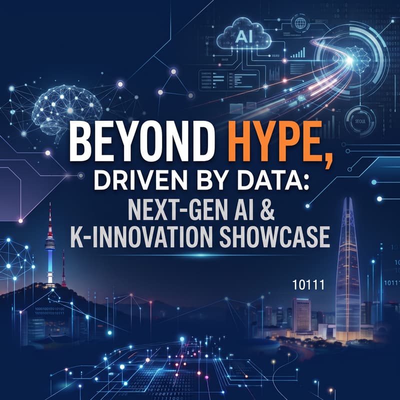 Cover Image for Beyond Hype, Driven by Data: Next-Gen AI & K-Innovation Showcase