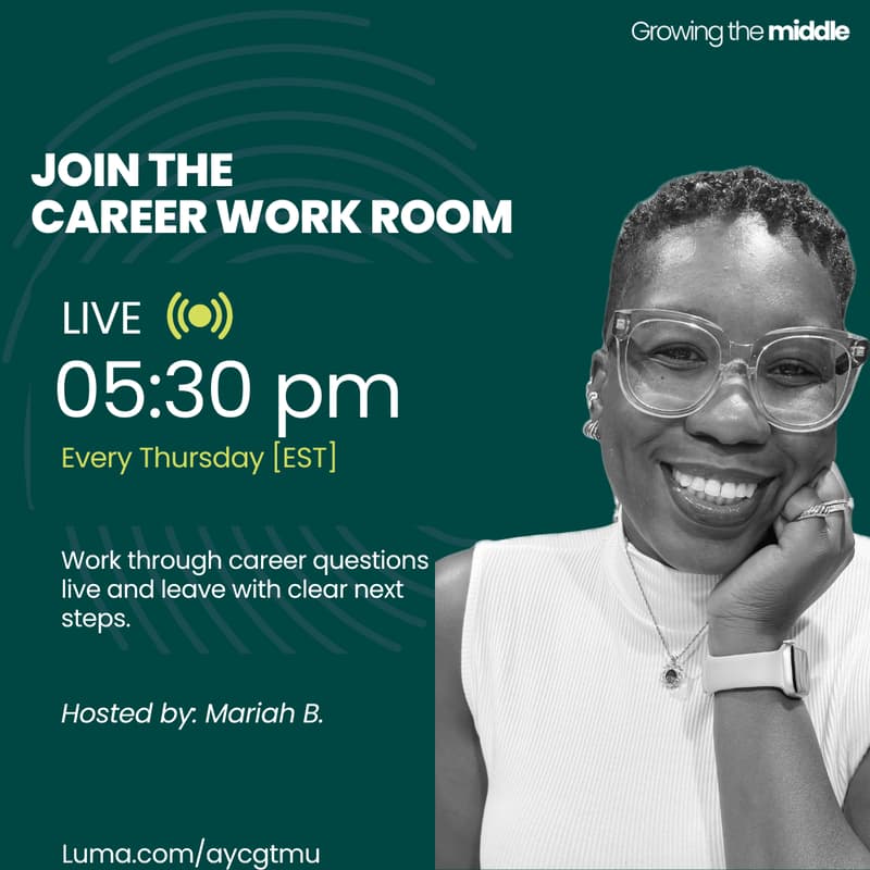 Cover Image for The Career Work Room ( Temporary Time Change)