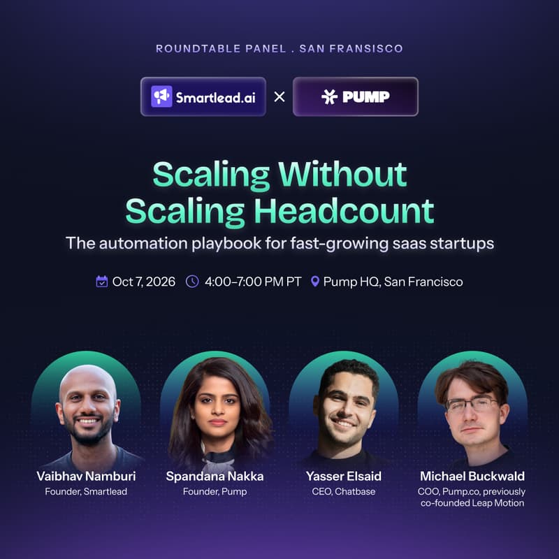 Cover Image for Smartlead x Pump: Scaling Without Scaling Headcount