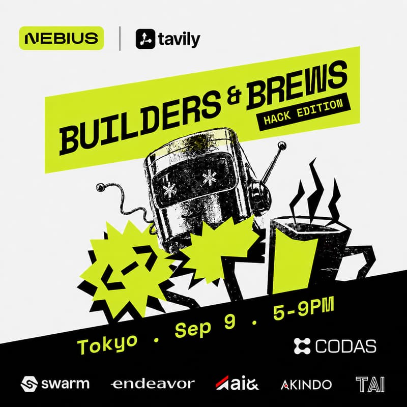Cover Image for Builders & Brews: Tokyo AI Meetup 🗼☕️💻