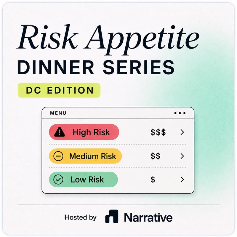 Cover Image for Risk Appetite: A Dinner Hosted by Narrative