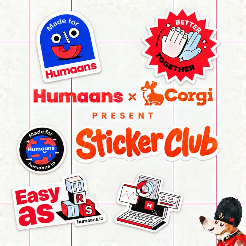 Cover Image for Humaans x Corgi: Sticker Club
