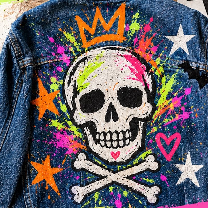 Cover Image for Paint your Denim Halloween Style