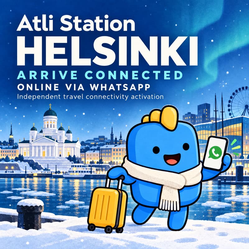 Cover Image for Atli Station Helsinki: Arrive Connected 🇫🇮 | Slush Week