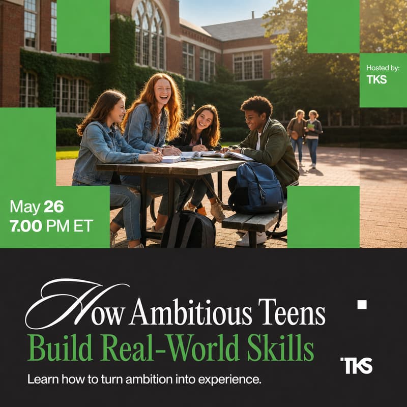 Cover Image for How Ambitious Teens Build Real-World Skills