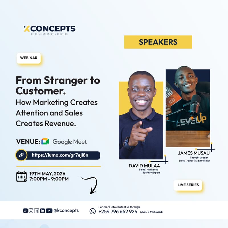 Cover Image for From Stranger to Customer. How Marketing Creates Attention and Sales Creates Revenue.