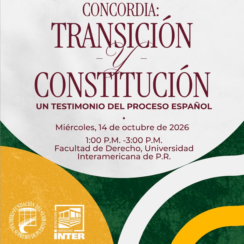 Cover Image for Conferencia Magistral Concordia: transición y constitución