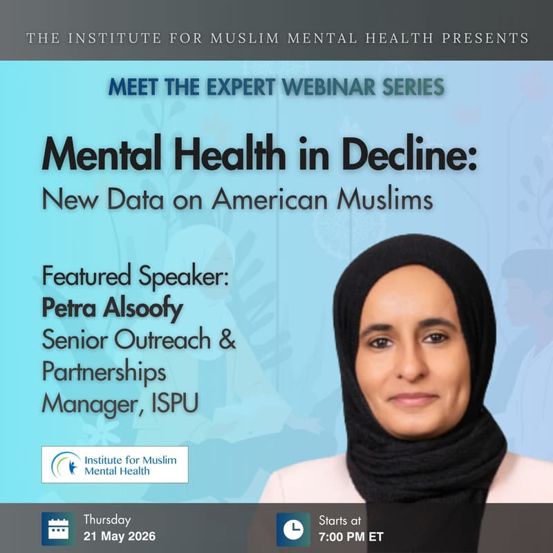 Cover Image for Mental Health in Decline: New Data on American Muslims