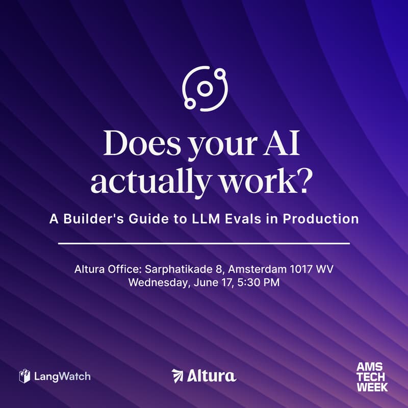 Cover Image for LangWatch x Altura: Does your AI actually work?