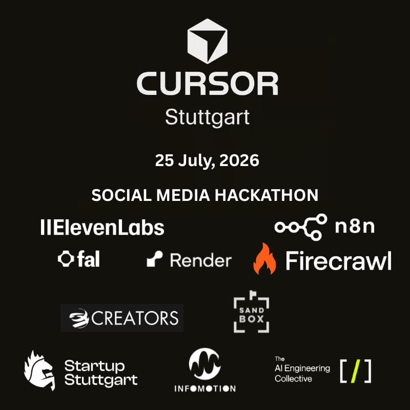 Cover Image for Cursor Hackathon Stuttgart | Social Media Hack