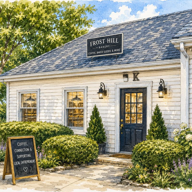 Cover Image for Valley EntreprenHERS AUGUST Community Gathering at Frost Hill Bakery