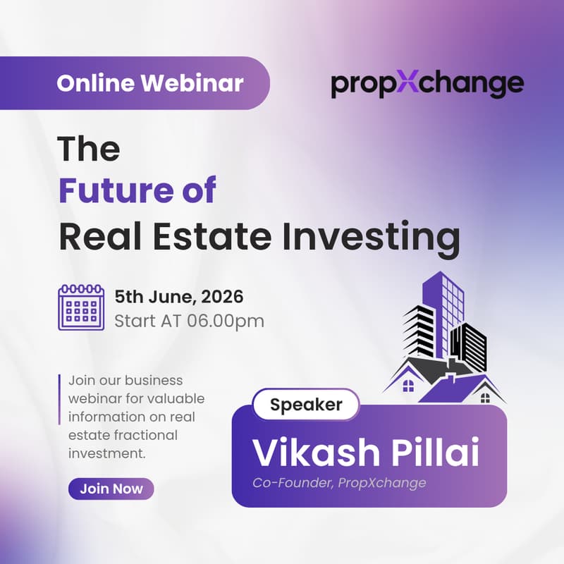 Cover Image for The Future of Real Estate Investing — A PropXchange Webinar