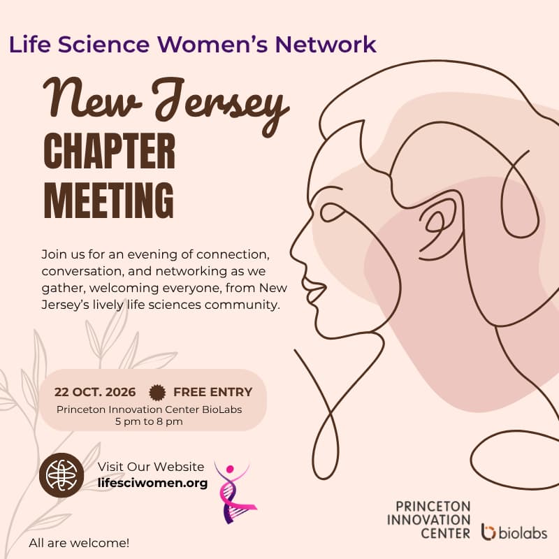 Cover Image for Life Science Women's Network New Jersey Chapter Hosted by Princeton Innovation Center BioLabs