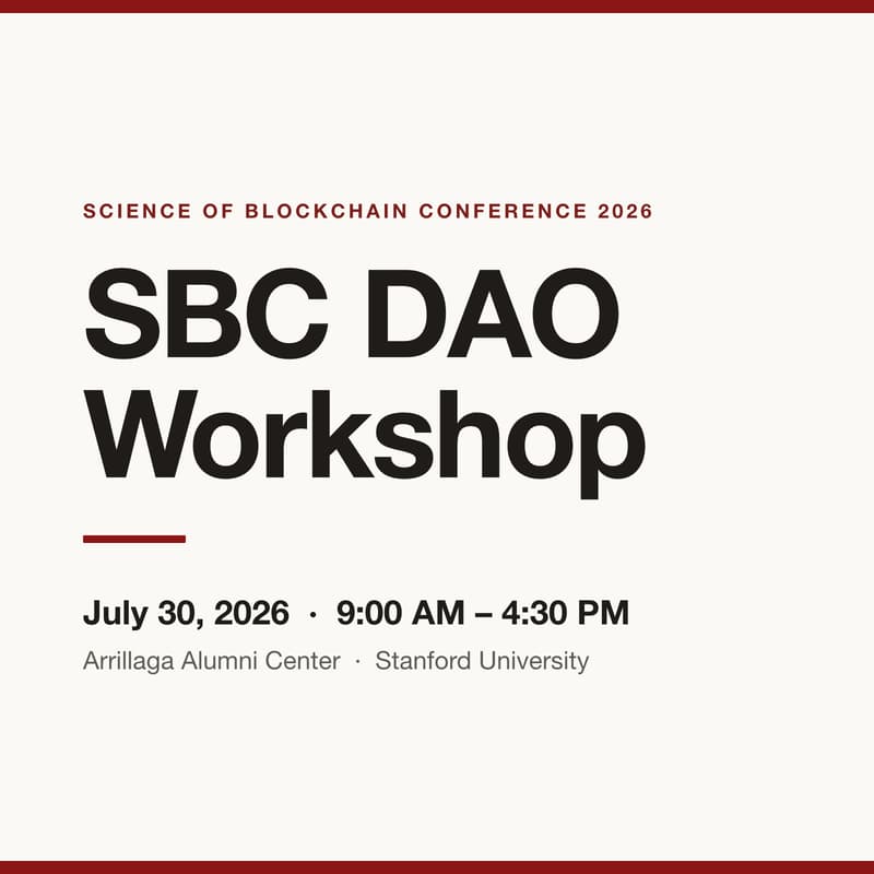 Cover Image for SBC DAO Workshop 2026