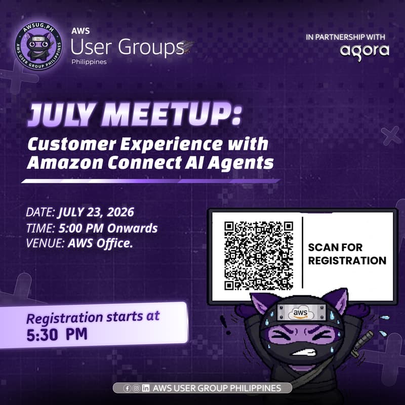 Cover Image for July Meetup: Amazon Connect