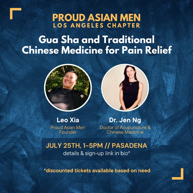 Cover Image for Gua Sha and Traditional Chinese Medicine for Pain Relief and Emotional Regulation with Proud Asian Men