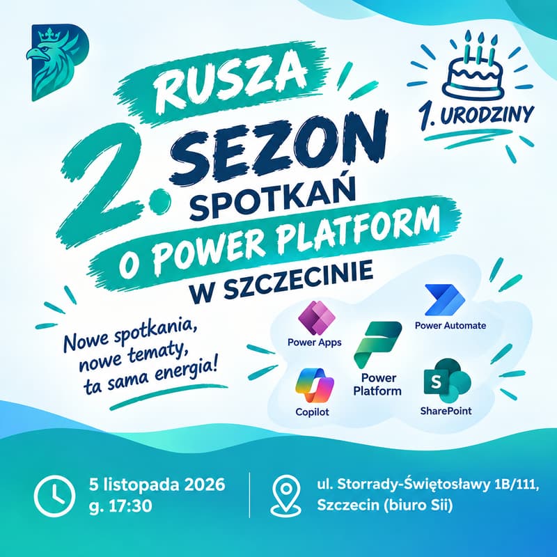 Cover Image for Sedina Power Platform Community zaprasza na piąte spotkanie.