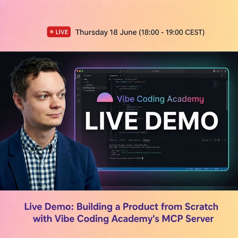 Cover Image for Live Demo: You Choose the App, I Build It Live in 1h with Claude Code