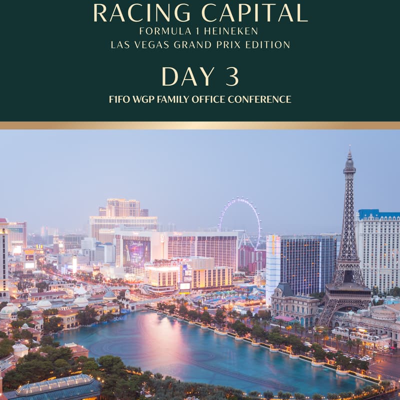 Cover Image for 21st NOVEMBER 26 - CAPITAL ON TRACK - HEINEKEN LAS VEGAS GRAND PRIX F1 EDITION