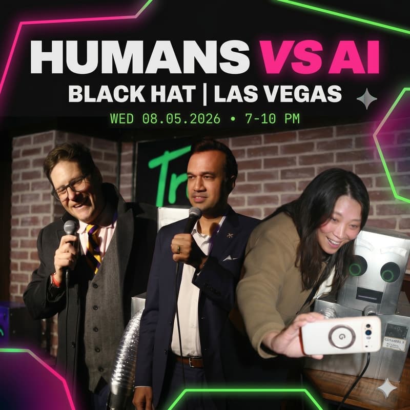 Cover Image for Humans vs AI: Black Hat After Dark
