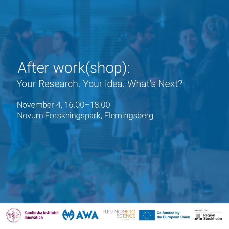 Cover Image for After work(shop): Your Research. Your Idea. What's Next?