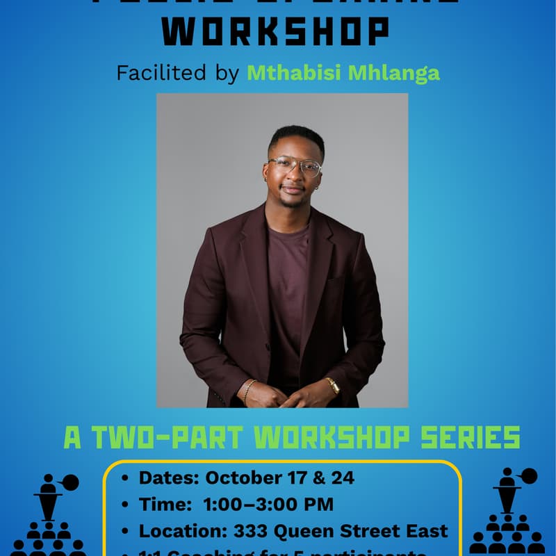 Cover Image for Public Speaking Workshop