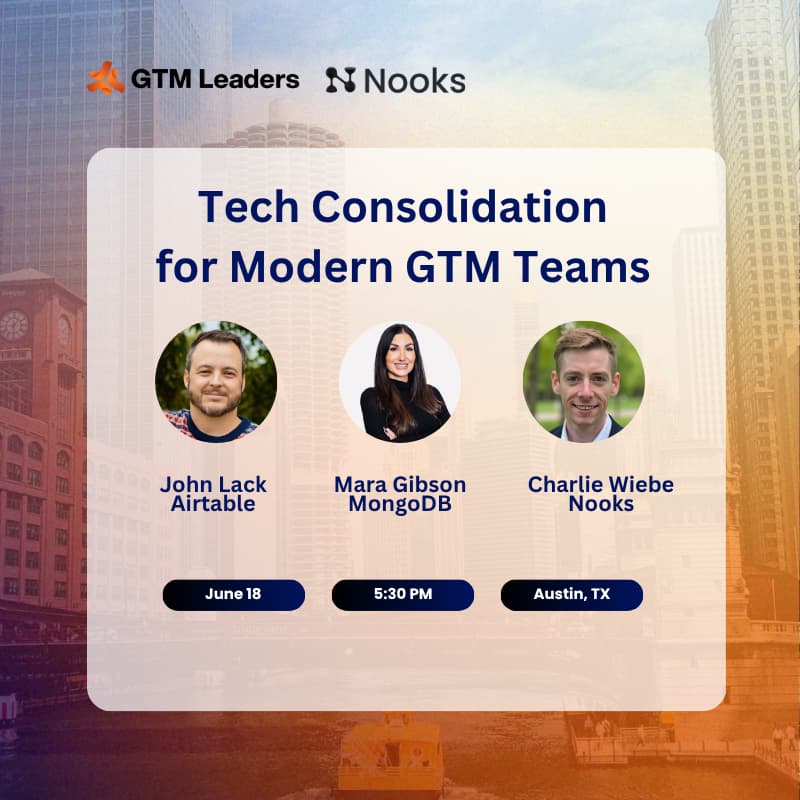 Cover Image for Tech Consolidation for Modern GTM Teams | Workshop