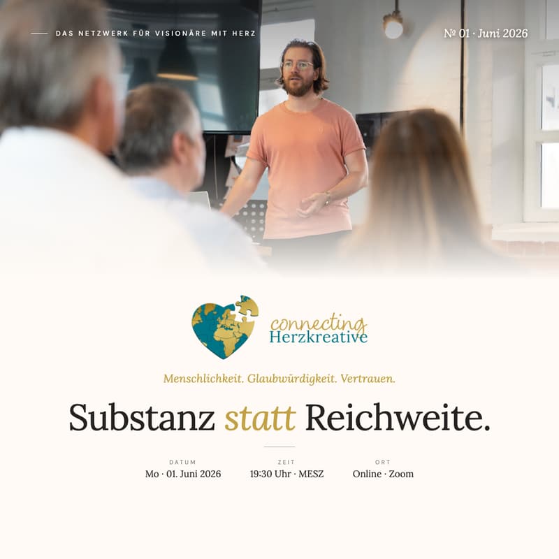 Cover Image for Das erste Treffen — Connecting Herzkreative
