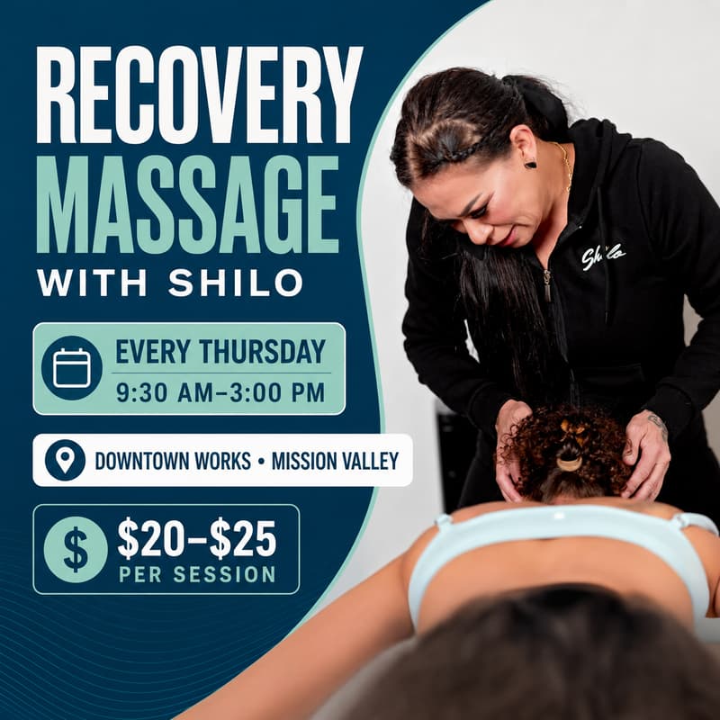 Cover Image for Weekly Wellness | Recovery Massage with Shilo