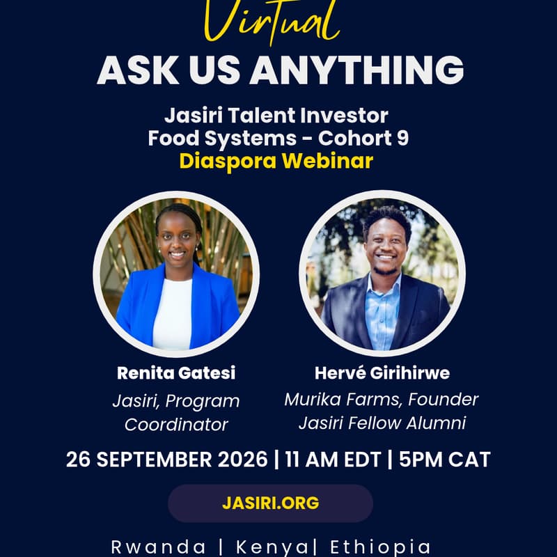 Cover Image for Jasiri Talent Investor Diaspora Webinar