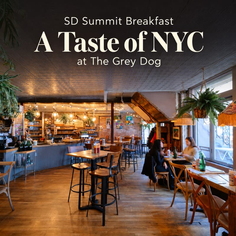 Cover Image for A Taste of NYC: Support Driven Breakfast at The Grey Dog