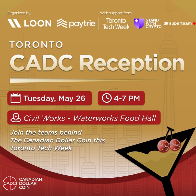 Cover Image for CADC Reception \\ Building Canada's Stablecoin