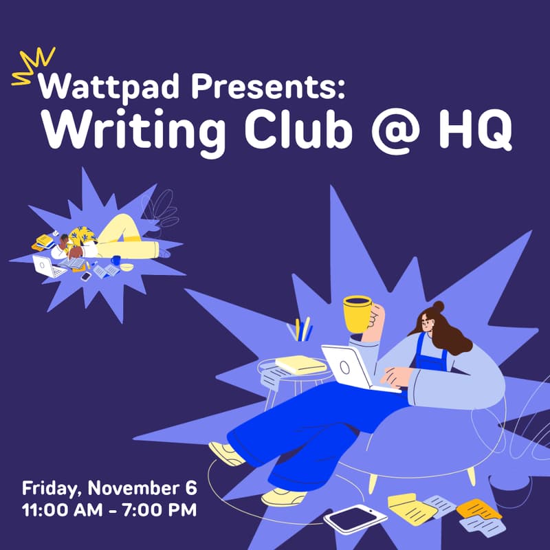 Cover Image for Wattpad Presents: Writing Club @ HQ
