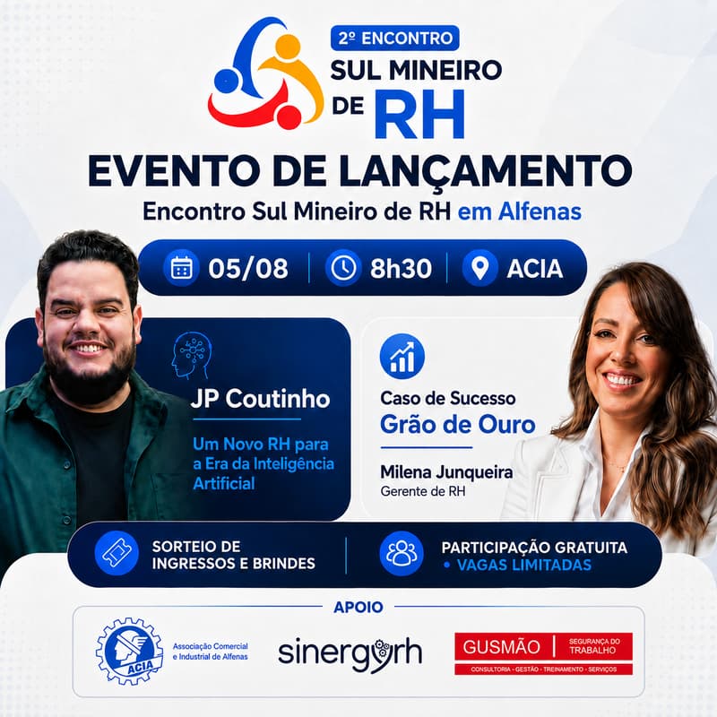 Cover Image for Evento de Lançamento em Alfenas- Encontro Sul Mineiro de RH
