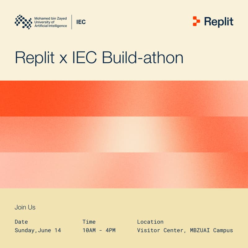 Cover Image for MBZUAI IEC x Replit Build-athon