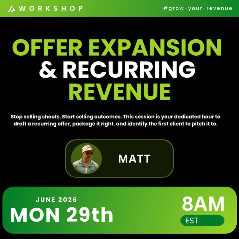 Cover Image for Offer Expansion & Recurring Revenue
