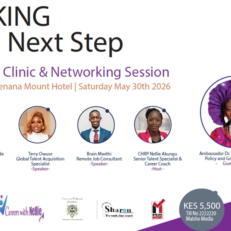 Cover Image for THE CAREER CLINIC & NETWORKING SESSION ,MAY EDITION