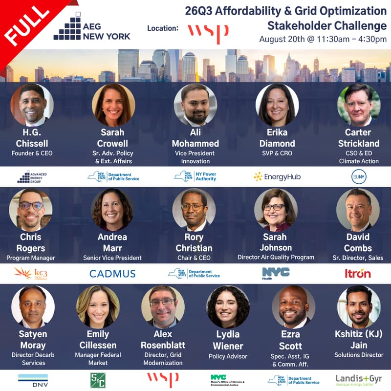 Cover Image for AEG New York 26Q3 Stakeholder Challenge: Affordability & Grid Optimization