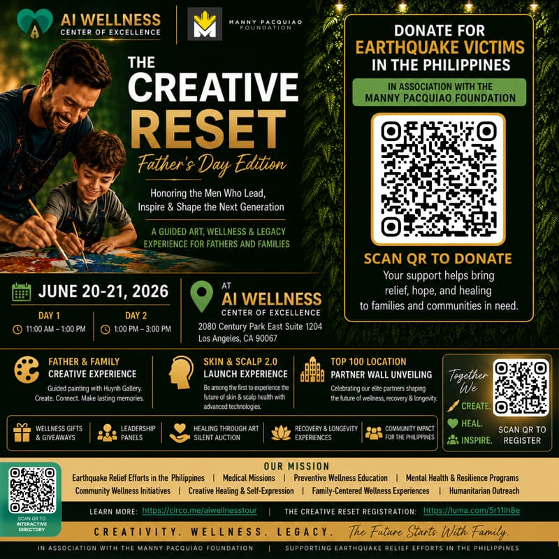Cover Image for THE CREATIVE RESET: FATHER’S DAY EDITION Honoring the Men Who Lead, Inspire & Shape the Next Generation