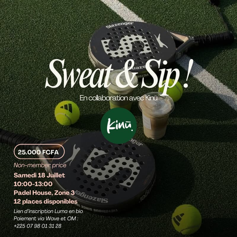 Cover Image for Sweat & Sip : Padel & Atelier barista đ”âïž