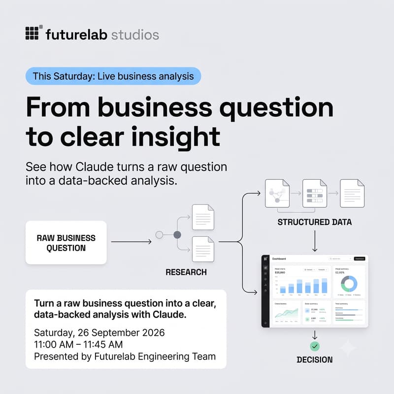 Cover Image for Futurelab Live: Build an AI Reaserch Assistant