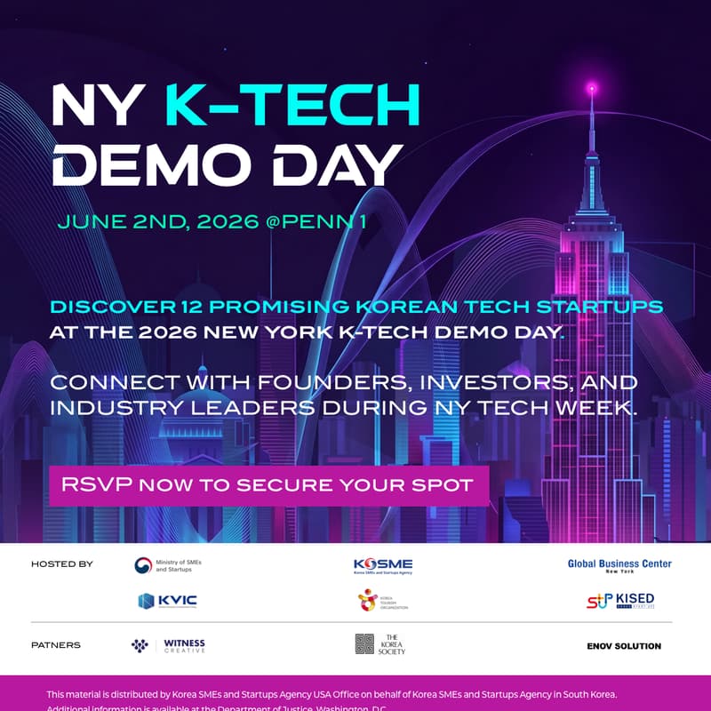 Cover Image for 2026 NY K-Tech Demo Day : Public Session - #NYTechWeek