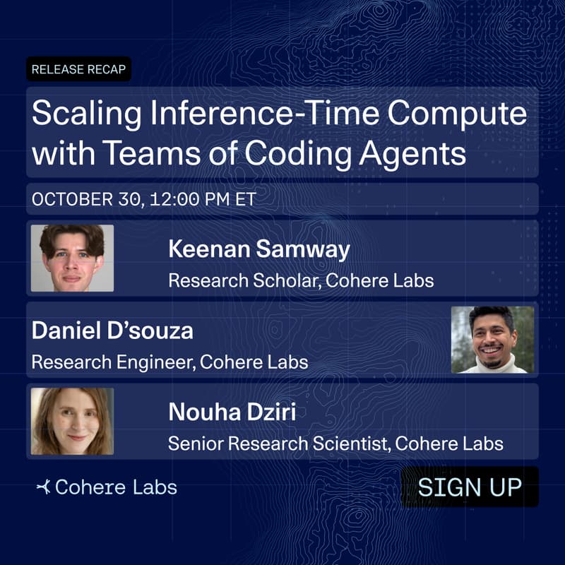 Cover Image for Release Recap: Scaling Inference-Time Compute with Teams of Coding Agents