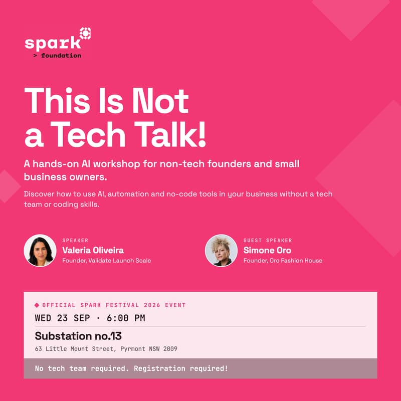 Cover Image for This Is Not a Tech Talk!