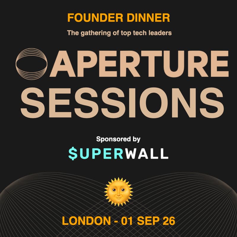 Cover Image for Aperture Sessions London, sponsored by Superwall
