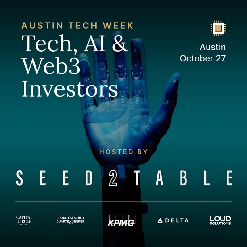 Cover Image for Seed2Table – Pitch+Dinner for Deep Tech & AI Investors