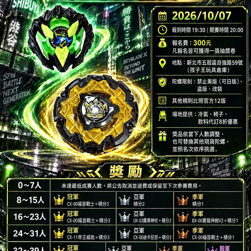 Cover Image for 黑澀谷爆刃 帝王威能