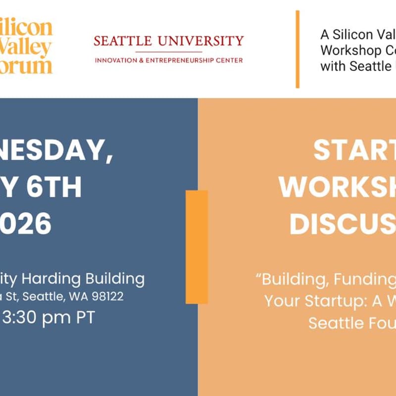 Cover Image for Building, Funding, and Scaling Your Startup: A Workshop for Seattle Founders