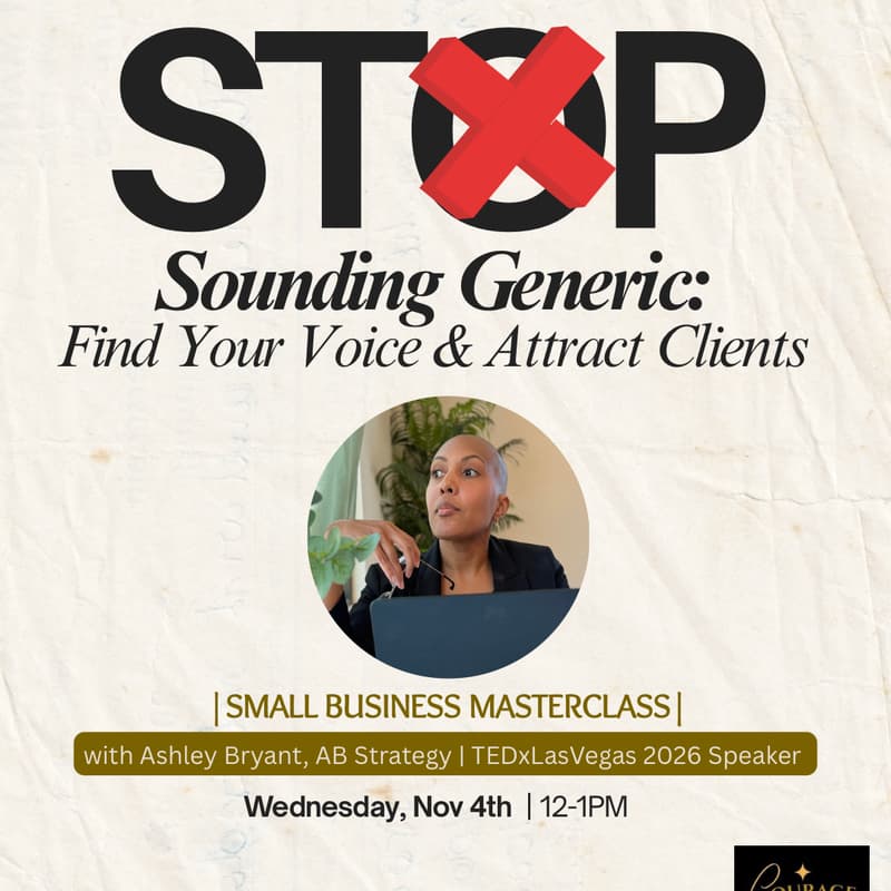 Cover Image for 🛑 STOP Sounding Generic! Find Your Voice & Attract Clients