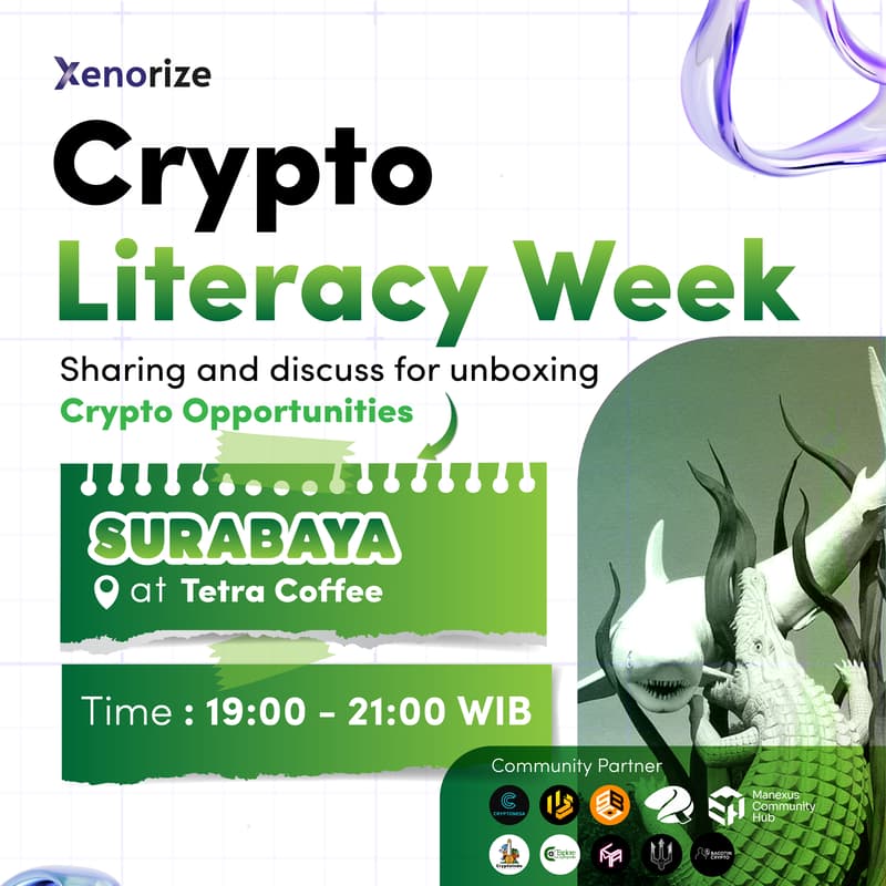 Cover Image for Surabaya Crypto Literacy Week by Xenorize
